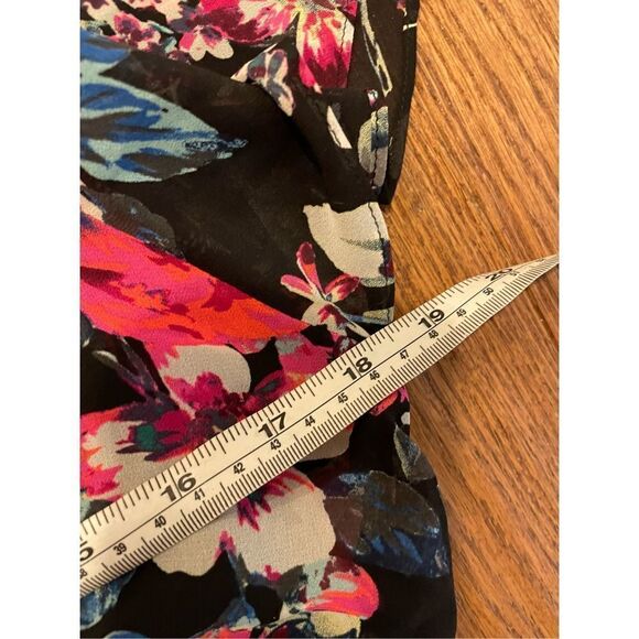 Express floral high low faux wrap dress size sml - Picture 9 of 9